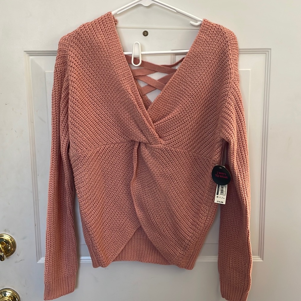 New Blush Juniors sweater